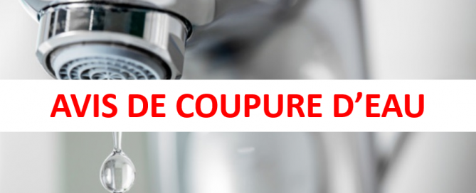 coupure eau