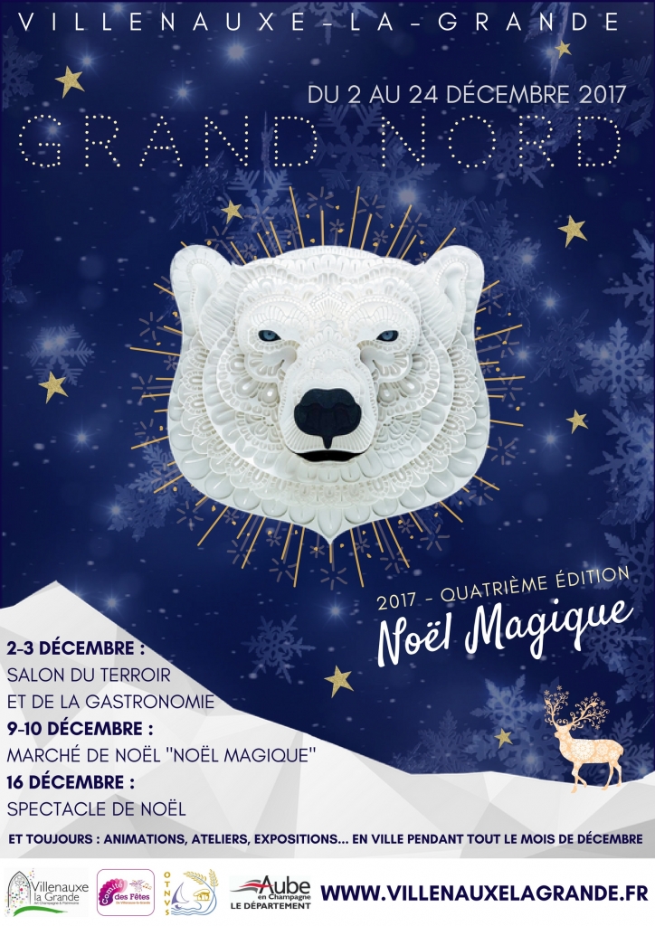 Affiche Noël Magique 2017 Villenauxe la Grande