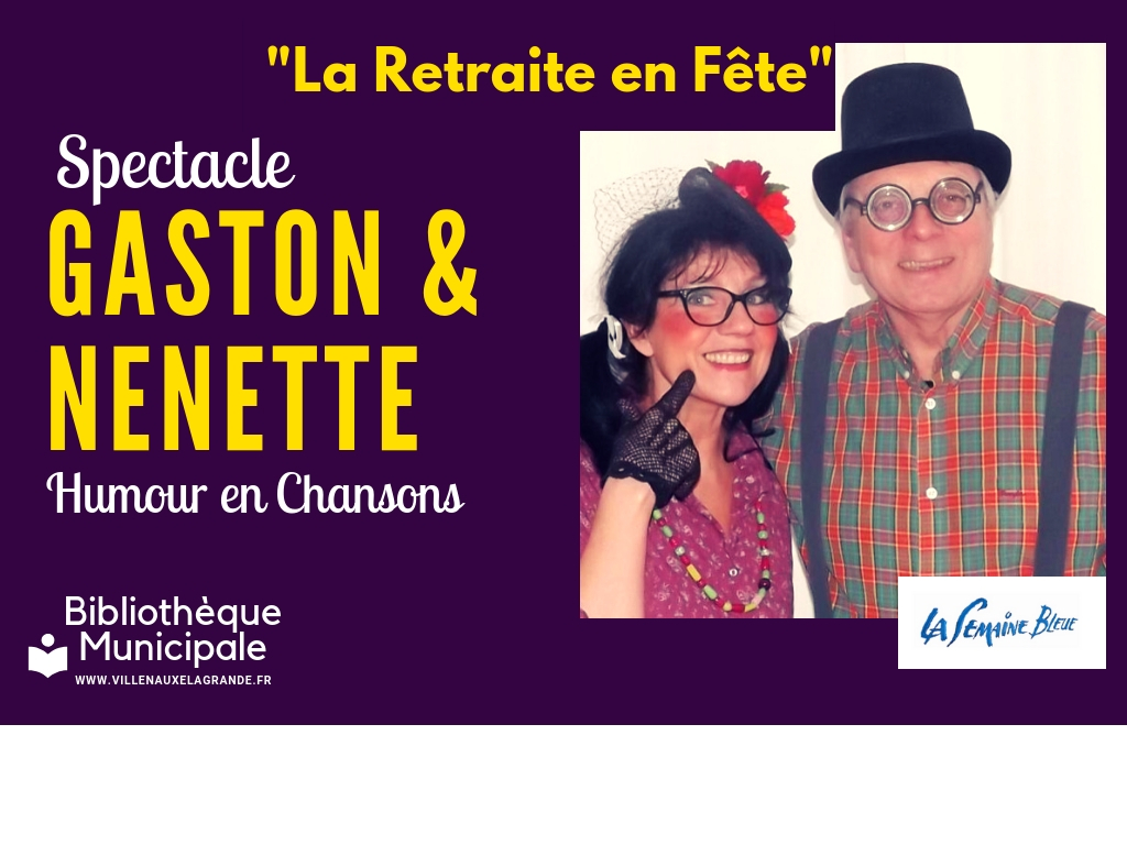 Venez chanter avec Gaston et Nénette pour un spectacle haut en couleurs mêlant humour et chansons françaises.