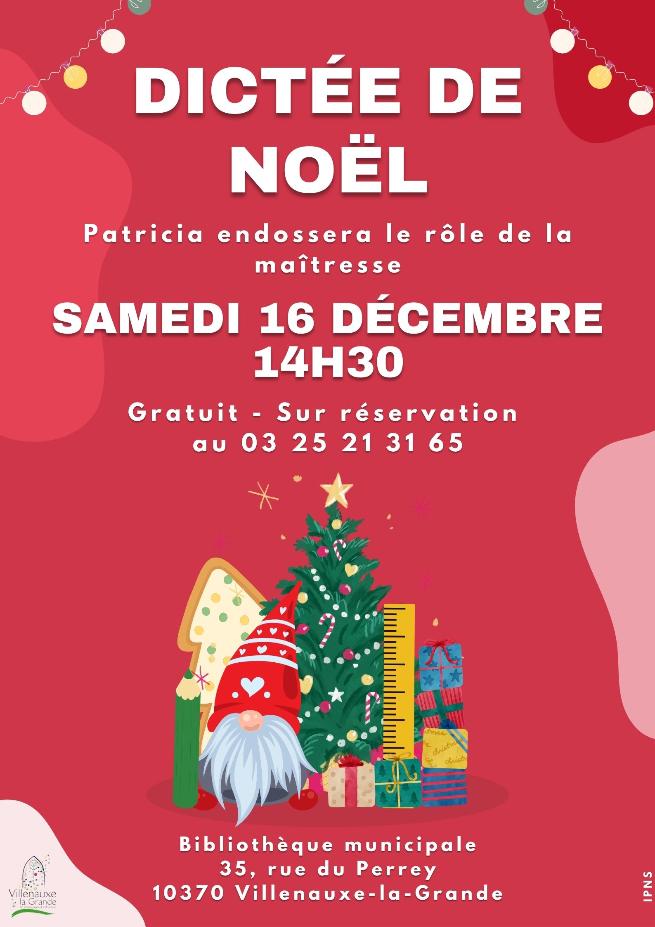 dictée de Noel