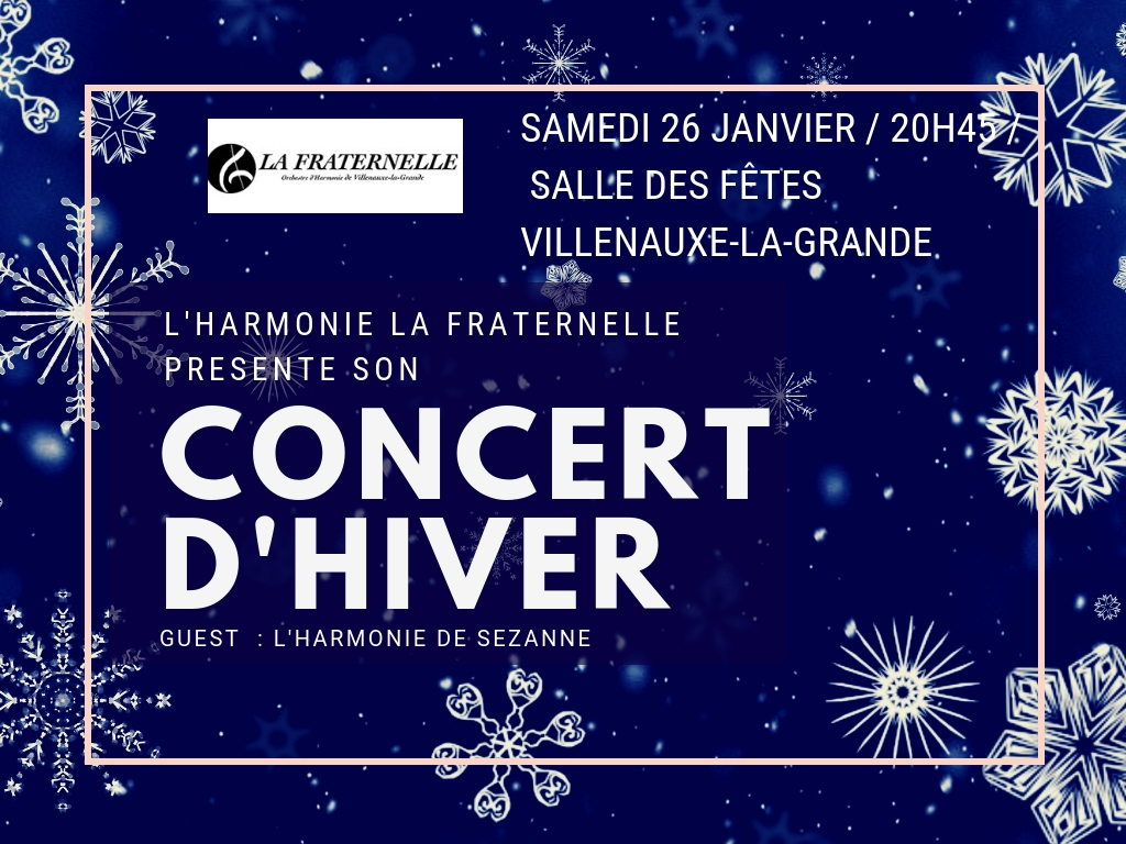 DIAPOSFRATERNELLE CONCERT HIVER