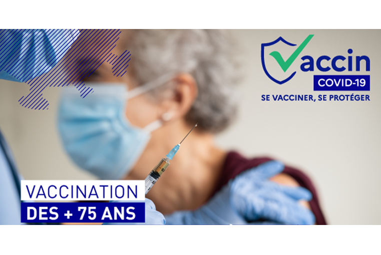Vaccination + de 75ans Romilly