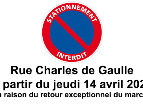 STATIONNEMENT RUE CHARLES DE GAULLE