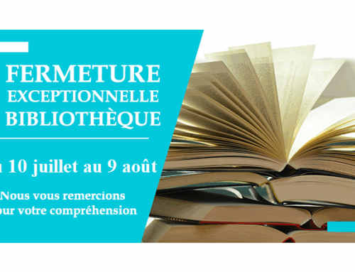 FERMETURE BIBLIOTHEQUE