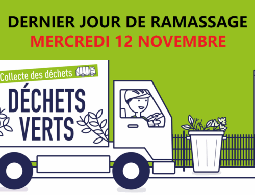 FIN DU RAMASSAGE DES DÉCHETS VERTS