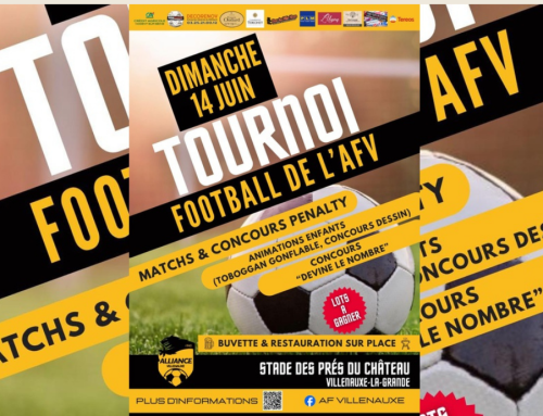 TOURNOI DE FOOTBALL – AF VILLENAUXE