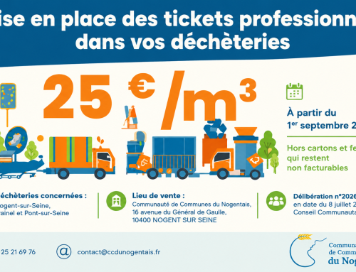 VENTE DE TICKETS PROS POUR LES DECHETTERIES