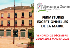 FERMETURE DE LA MAIRIE