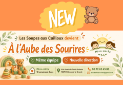 MICRO CRECHE A L&rsquo;AUBE DES SOURIRES NOUVELLE DIRECTION