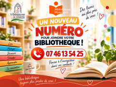 Bibliothèque municipale : un nouveau numéro de téléphone