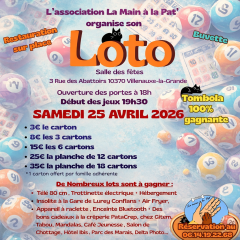 LOTO LA MAIN A LA PAT&rsquo;