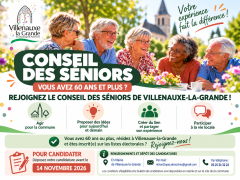 PARTICIPEZ AU CONSEIL DES SENIORS