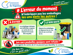Les bons gestes pour le tri !