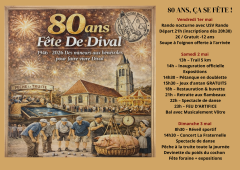FÊTE DE DIVAL : 80 ANS UN ANNIVERSAIRE HAUT EN COULEURS
