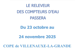 RELEVÉ COMPTEURS EAU